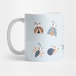 Cute bugs, flies and beetles Mug